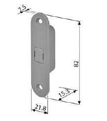 TOUCH  Ответная часть  к замку серая (RAL 7036)  В024043178